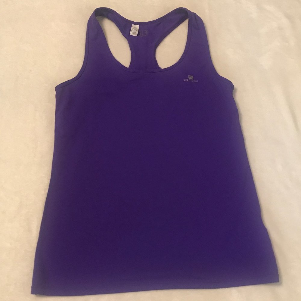 Domyos Purple Racer Back Athletic Tank - Size S/M
